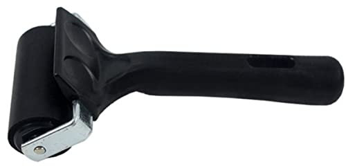 MAGICLULU Gummiwalze für Druck und Stempel mit Metallrahmen, Schwarz 15cm