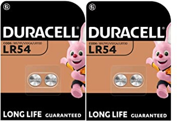 Duracell LR54, Knopfzelle - 4 Batterien