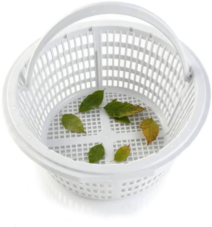 equlup Cesta Skimmer, reemplazo de Cesta de Filtro de Skimmer de plástico 18x19x10 cm con Mango para la Limpieza de Piscinas de Arriba y en la Piscina