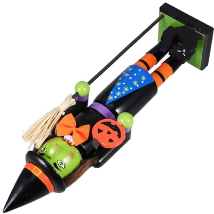 Cabilock Figurine Casse Noisette Halloween Décoration Jack O Lantern Originale Statuette Main pour et Ambiance Festive