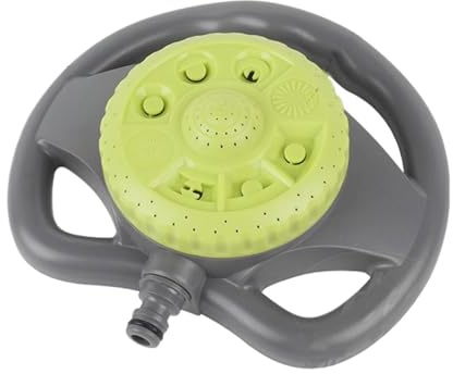 Gartensprinkler drehbar für Rasen – Drehregner für Rasen und Garten mit 8 Modi – Bewässerungssystem groß für Landwirtschaft und Gärtnerei