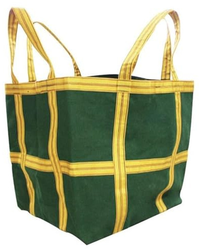 Sacco di sollevamento in nylon, sacco di sollevamento, sacco di vela intrecciato, antistrappo, resistente all'usura,for alimenti, cereali, terra e sabbia(50 X 50X50CM/Load 500kg)