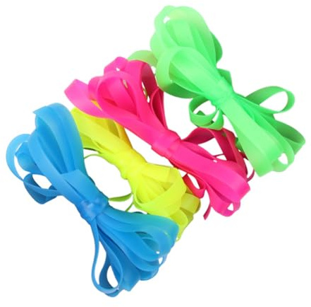 Veemoon Cuerdas Elásticas para Saltar 5 Metros Multicolor 4 Piezas, Gomas Elásticas Infantiles para Ejercicio, Juguete Interactivo Actividades Físicas y Recreativas Color Color Aleatorio