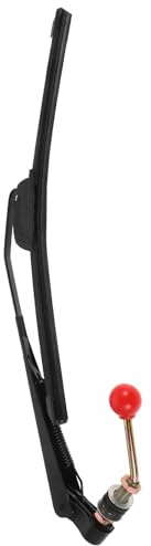 Zerodeko Limpiaparabrisas Manual Soporte de Limpieza para Utv y Carritos de Golf, Brazo y Escobillas Adaptables, Diseñado para Protección en Condiciones Climáticas Adversas y Terrenos