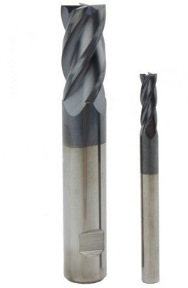 VHM Schaftfräser Nutenfräser Fräser TiALN vierschneidig Z 4, Durchmesser 8,0 mm
