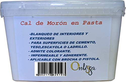 CAL DE MORON EN PASTA 3L (5 KG APROXIMADOS)