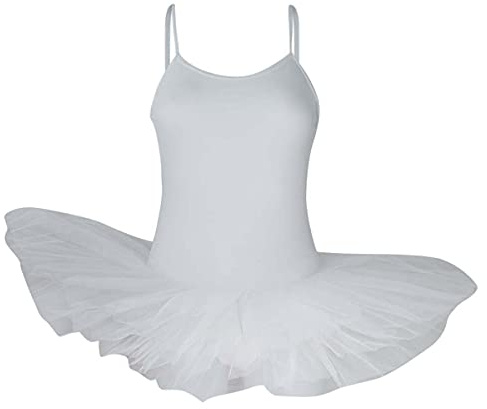 Intermezzo Damen Ballet Body Tutu 3152 Loverstraptu - Färg: Vit (001) - Storlek: L