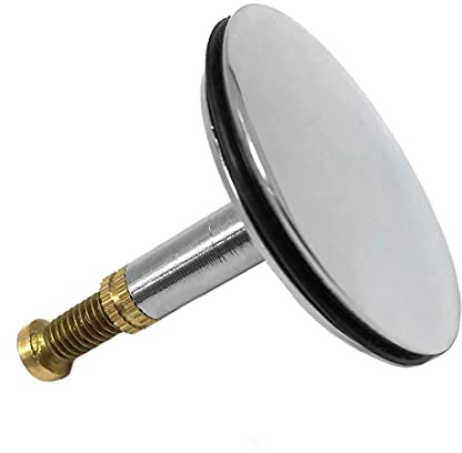 Sumbirg 1 Stück 43mm Badewannenstöpsel Höhenverstellbarer Badewannen Stöpsel Badewanne Universal Badewannenstöpsel Abfluss Stopfen aus Messing für Badewanne Waschbecken