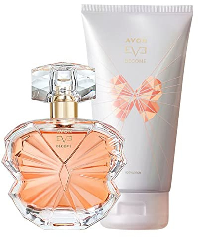 Avon Set EVE Become Eau de Parfum 50ml und Bodylotion 150ml neuer Duft aus der Avon Serie Eve für Damen blumiges Aroma.