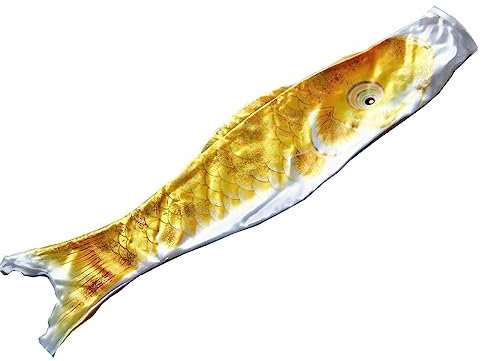 Yfenglhiry Multifunktionaler Karpfen-Windsack, 60 cm, hängende Haushaltsdekoration für Zuhause, Festival, Urlaub, Party, Dekoration, japanischer Fisch-Windsack