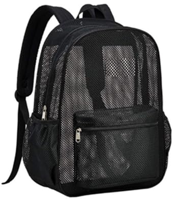 Ukbzxcmws Sac à dos de plage en maille Sacs de bain pour nageurs Sac à dos en maille imperméable Sac de natation Sac de plage pour homme et femme