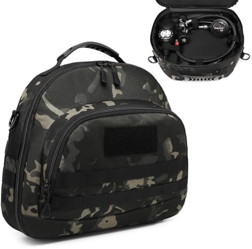 FRETHIND Atemreglertasche Profi Tauchregulator Tasche mit gepolsterter Schutz & Schultergurt – Aufbewahrungstasche für Schnorchelausrüstung, Tauchen und Reis