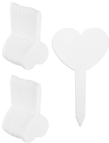 QUARKZMAN 150 stycken plastväxtskyltar 9 cm x 3 cm återanvändbara vattentäta och solbeständiga trädgårdsskyltar för plantskola örter blommor, vit