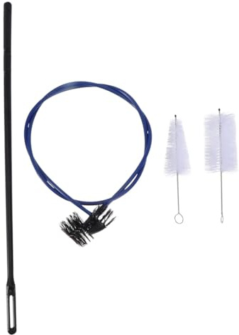 JOINPAYA 4stücke Mundstück Reinigungsbürste für Trompete Blasinstrumentenbürste Set mit Flexibler Bürste und Doppelbürste Trompetenreiniger für Mundstücke und Blasinstrumente