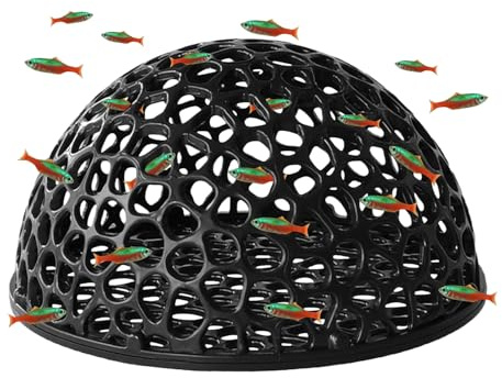 Fenayuu Escondite para Gambas De Acuario,Refugio para Cría de Gambas y Peces Pequeños | Accesorios Escondites Lugar Descanso Betta para Acuario Agua Dulce Salada Hogar Tortugas