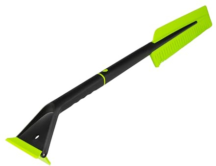 woplus Eiskratzer mit Schneebesen 3-in-1 Auto – Silikon Bürste lackschonend, 66 cm, Abzieher