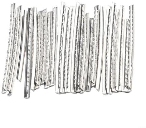 Cupronickel Bass-Bunddraht, 2,9 mm Kronenbreite, 24-teiliges Silber-Bund-Set für E-Bass, Griffbrett-Reparatur und Gitarrenbauer-Zubehör, Ersatz-Bunddrähte