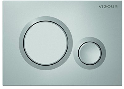 Vigour VIS Betätigungsplatte DON Drückerplatte für WC Vorwandelement Conel (seidematt)