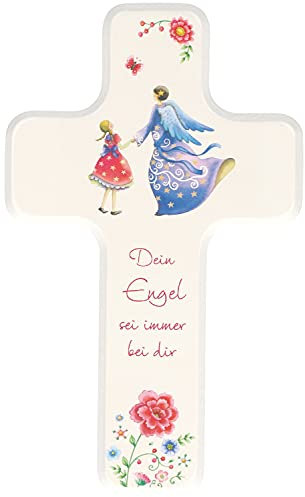 Dein Engel sei immer bei dir: Kinderholzkreuz