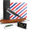 Sapiens Barbershop Rasiermesser Herren mit Weschelklinge - Bart Rasierer Herren - Barber Rasierer + Derby Rasierklingen + Tragetasche - Single Blade Razor Holz Edition (Rasiermesser aus Holz)