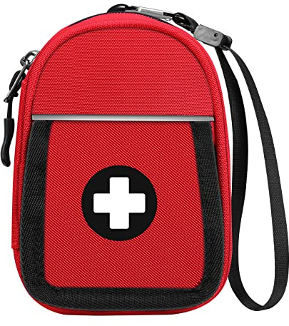 SITHON Kleine Medizintasche - Isolierte Medikament Tasche Organizer | für Auvi-Q, Nasenspray, Allergie-Medikamente, Asthma-Inhalator, Notfalltasche für Kinder Erwachsene Reise Schule Camping