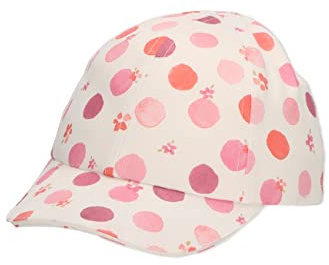 Sterntaler Baby Mädchen Baby Cap Baseball-Cap Punkt Baseballkappe - Baseballkappe, Baseballmütze, Baseball-Cap mit Gummiband - waschbar - beige, 45