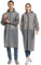 Opret 2 Stück Regenmantel Durchsichtiger Regenponcho für Damen Herren, Wiederverwendbar Wasserdicht Regencape Regenjacke, Eva Atmungsaktiv Regen Zubehör für Wandern Radfahren Camping Reisen
