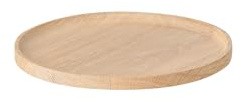 blomus Serviertablett -OKU- | Dekotablett rund aus FSC zertifiziertem Eichenholz | Farbe Oak | Ø25 x 2H cm | Größe S