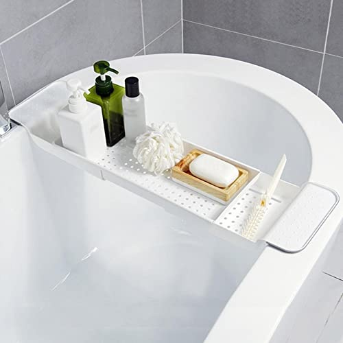 Rurunklee Badewannenablage Ausziehbar Badewannentablett Wannen Ablage Badewannenbrett Wannentablett Badewanne Brett