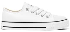 Conguitos - Zapatillas Casual para niños cómodas (Blanco/Talla 33)