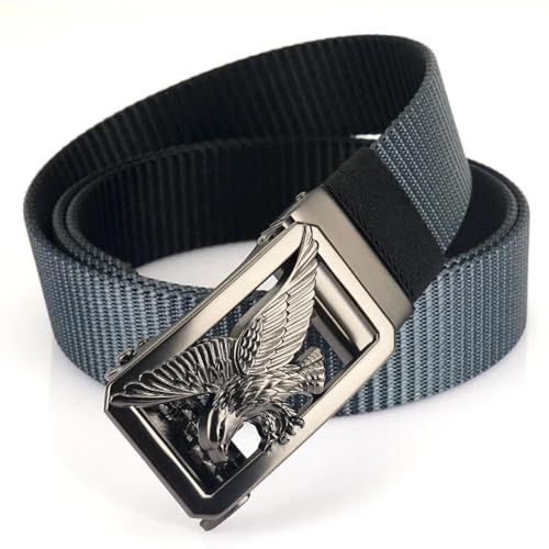YUEZHAN Gürtel Männer Doppelseitige Automatische Schnalle Taktische Nylon Gürtel Adler Muster Leinwand Gürtel Männlich Militär Training Bund 3