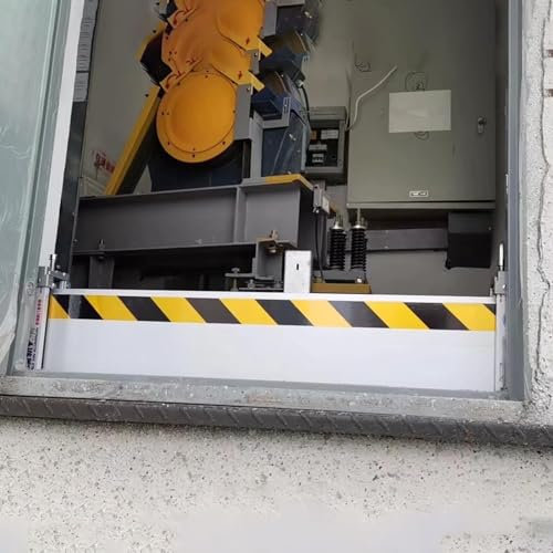 JXIPANUL Garagen-Hochwassersperre, Hochwassersperre, Kellerfenster, Hochwassersperre, Aluminiumlegierungsmaterial, gut wasserdicht, geeignet für Garageneingang, Tür, Straße (Größe: 140 x 20