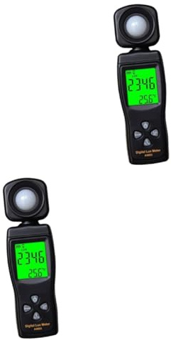 HOMSFOU 2stücke Handheld Lichtmessgerät Digitales Luxmeter Photometer Für Präzise Lichtmessungen Bis Lux Kompakte Bauweise Hohe Genauigkeit Für Fotografie Und Pflanzenpflege