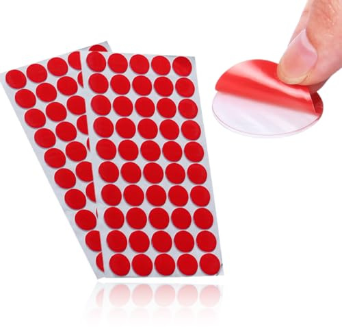 SIRLOMU 100PCS Doppelseitige Klebepads Set Kompatibel mit Elektronische Parkscheibe Doppelseitiger Spezialkleber für Windschutzscheibe Kleber Pads Parkuhr Klebesticker Glas Kit Parking Disc