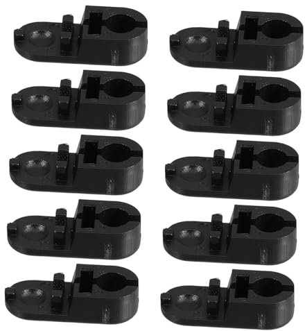 Vaguelly 10pcs Black Roller Blind Bead Chain Cord Connectors for Replacement Parts Roman Blind Accessories Window Cord Connector Clips