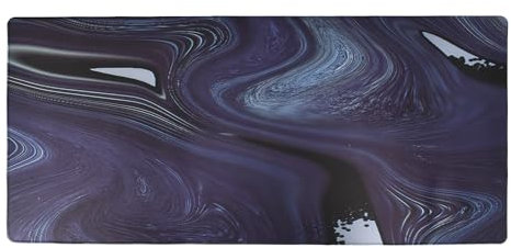 Mousepad XXL Gaming 900x400mm Tappetino Mouse, Tappetino Mouse Grande Da Scrivania, Tappetino Antiscivolo Sottomano Da Scrivania, Mouse Mat Con Bordi Cuciti, Migliora Precisione E Velocità (900*400mm)