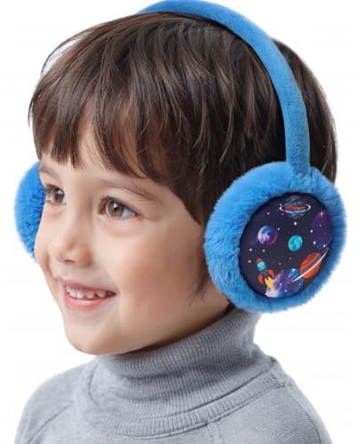WAWSAM Winter Ohrenwärmer Kinder Weicher Plüsch Ohrenschützer für Mädchen Jungen Ski Wandern Radfahren Laufen Outdoor