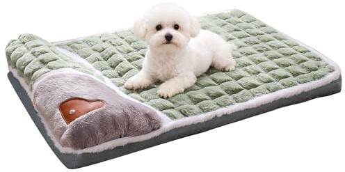 Plüschkissen für Hunde und Katzen für den Innenbereich zur Rückenentlastung – waschbares Kissendesign, flauschige Entspannungsoberfläche für Tiere, hochwertige Ruheschicht für verschiedene Größen | Ke