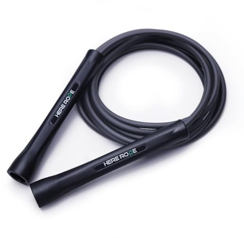 6mm PVC Skipping Rope, Boxing Jump Rope with Unbreakable Handles & Durable Non-Kinking Rope, Adjustable Skipping Ropes for Adult, Men, Women Fitness, Speed, Exercise, Training