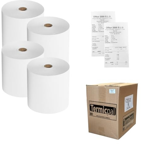 80x60 * 80 Rollos Papel Térmico