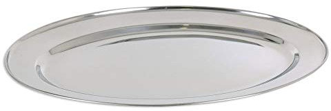 Mi Cocina 41944 Fuente Oval Acero inox, 40 cm