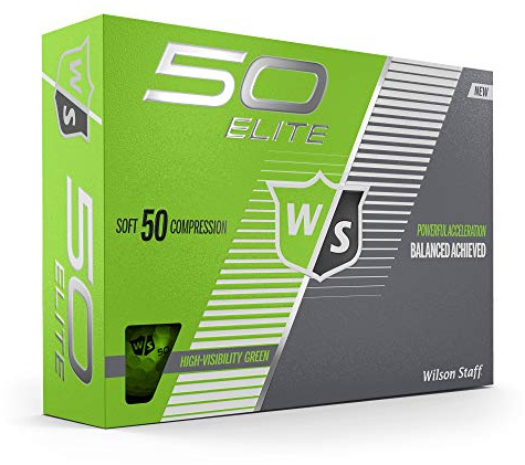 WILSON Staff Fifty Elite Golfball, Grün