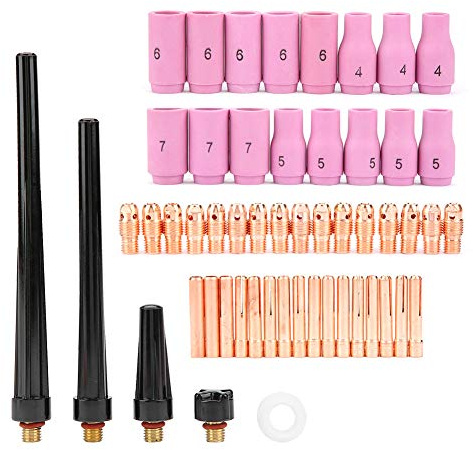 Schweißbrenner-Set, Tig-Schweißbrenner, 53 Stück, Tig, Tasse, Hülse, Düse für Gaslinsendüse, für Schweißbrenner WIG für WP-9 20 25