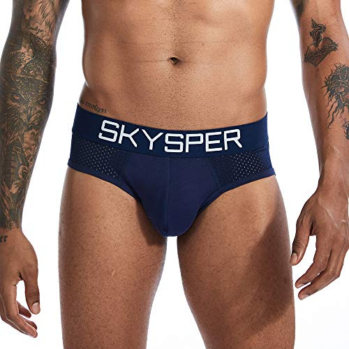 SKYSPER Men's Jock Strap Athletic Supporter Sports Jockstraps Underwear with Leg Strap