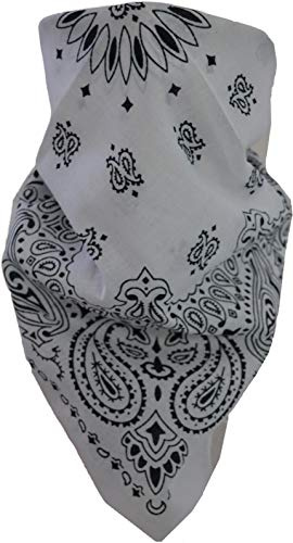 3 × Rocker & Biker Bandana Cap Kopftuch Halstuch in vielen Ausführungen