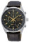 Seiko Herren-Uhr Quarz Edelstahl mit Lederband SSB385P1