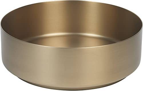 Ben Stradius Aufsatzwaschbecken Waschbecken für Gäste WC Waschplätze in rostfreier Stahl (RVS) Waschschale für Badezimmer Waschtisch in Gold