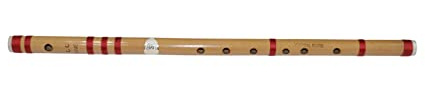 KULIA® Holzflöte Musikinstrumente Indisches Bambus Musikzubehör Handgeschnitzte Bansuri Schlaginstrumente Musikalische Holzblasinstrumente Konzertflöte Musiksammlung Hindu-Geschenk