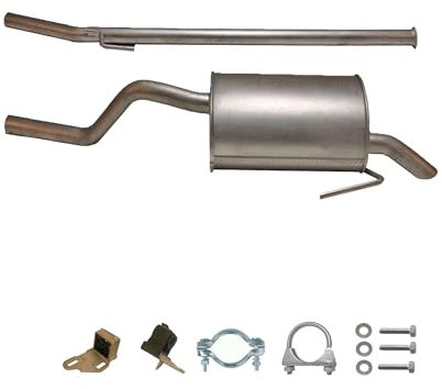 FERROZ EXPORT Ersatz für Auspuffanlage Renault Clio II 1.2, 1.2 16V, auch Campus Auspuff Komplett