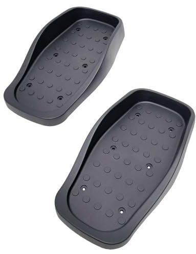Amagogo 2-teilige Ellipsentrainer-Pedale, Übungs-Stepper, ersetzen das universelle Fußpedal, für Sport, Heim-Fitnessstudio und Training
